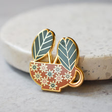 Plant Teacup Enamel Pin